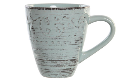 MUG GRES 13X13X10,5 400 ML, AZUL