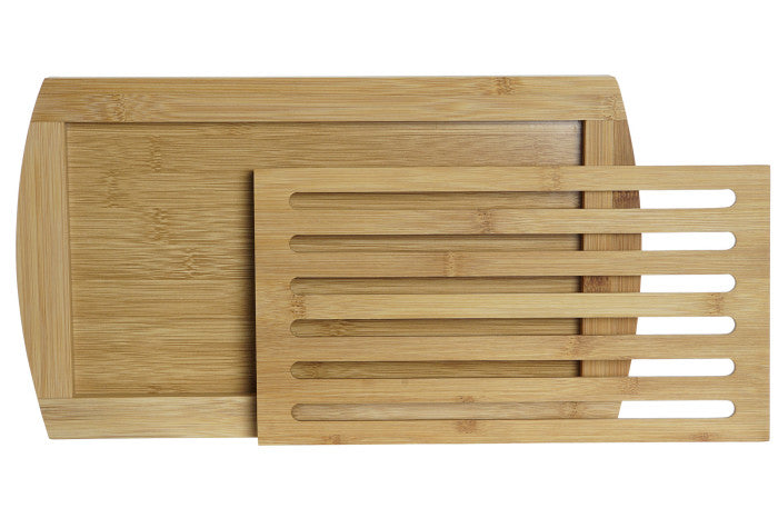 TABLA CORTAR BAMBU 36X21X2 PAN NATURAL