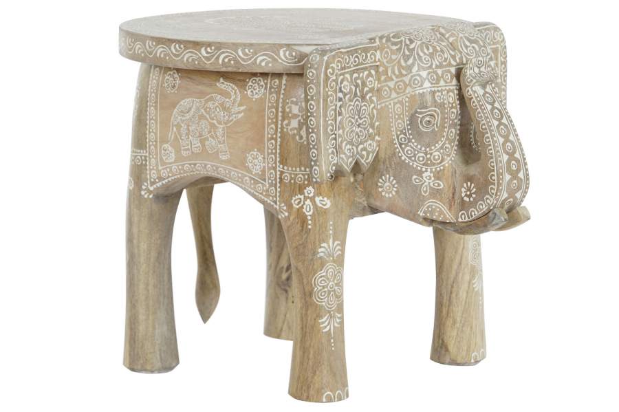 MESA AUXILIAR MANGO MANDALA ELEFANTE